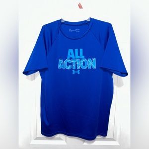 Boys Under Armour HeatHear Short Sleeve Tee Shirt